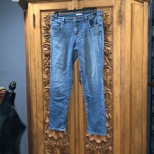 GUC Eileen Fisher size 8 soft blue jeans